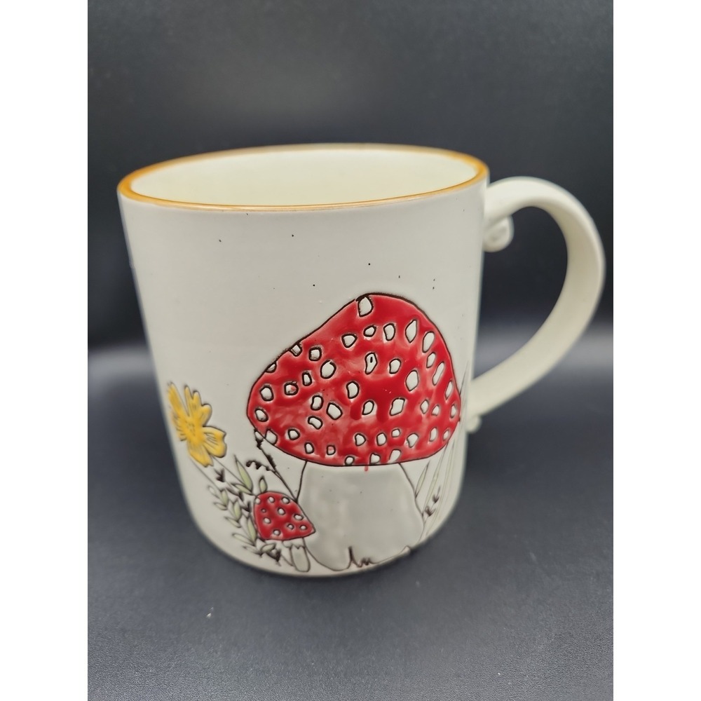 20oz Mushroom Mug. Oversized Whimsical Colorful Mushroom Mug